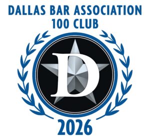 MC Criminal Law Recognized in the Dallas Bar Association 100 Club