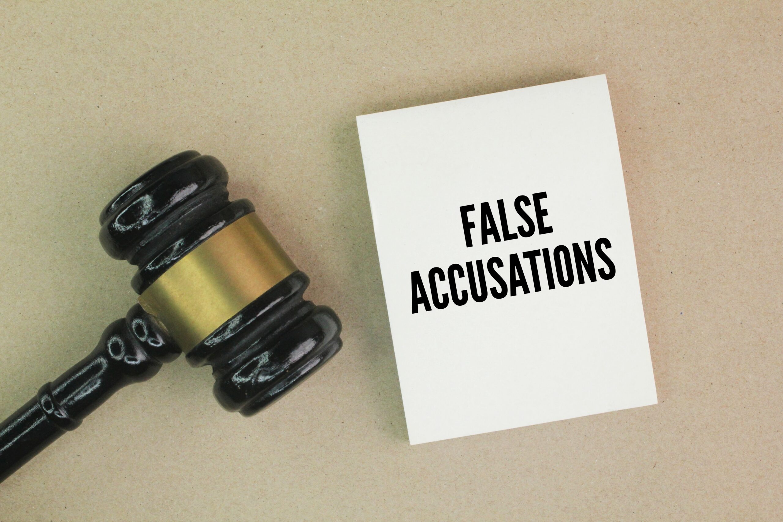 What happens if someone falsely accuses you of a crime?